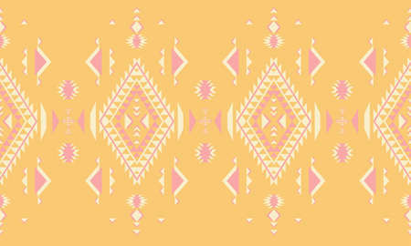 Geometric ethnic pattern oriental. seamless pattern. Design for fabric, curtain, background, carpet, wallpaper, clothing, wrapping, Batik, fabric,Vector illustration. pattern styの写真素材