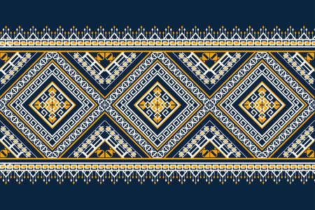 Geometric ethnic pattern seamless.
Design for background,carpet,wallpaper,clothing,wrapping,Batik,fabric,Vector illustration.embroidery style.のイラスト素材