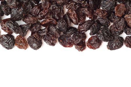 black raisins (sultana), dried fruitsの写真素材