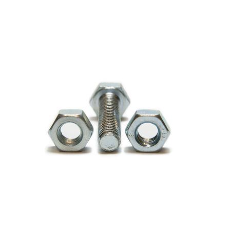 Two screw nuts and one head bolt