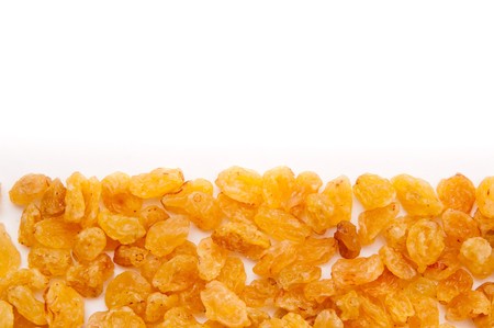 yellow raisins (sultana), dried fruitsの写真素材