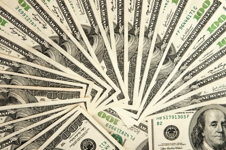 heap of dollars, money backgroundの写真素材