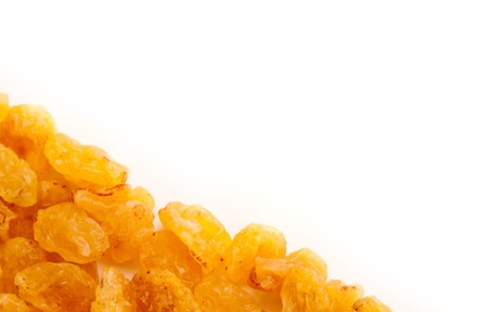 yellow raisins (sultana), dried fruitsの写真素材