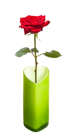 vase with flowerの写真素材