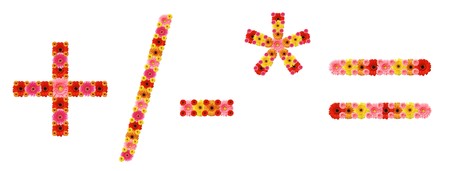 mathematical signsの写真素材