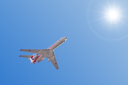 Tu-134 is a twin-engined airlinerのeditorial素材