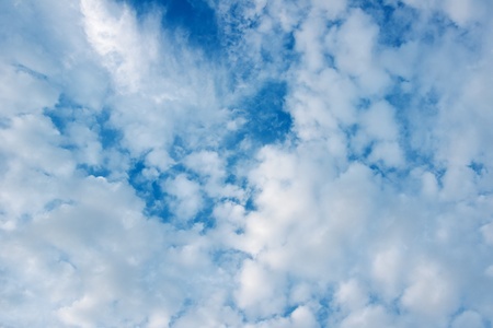 blue sky with clouds