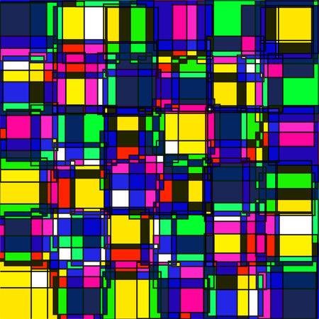 vector seamless abstract pattern in cyber styleのイラスト素材