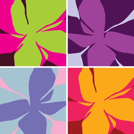 Vector a background a structure the stylized flower のイラスト素材