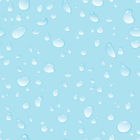 Water drops seamless patternのイラスト素材