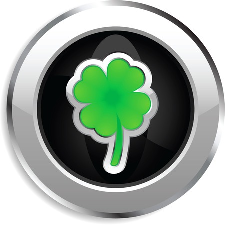 Shiny web button for St. Patrick's dayのイラスト素材