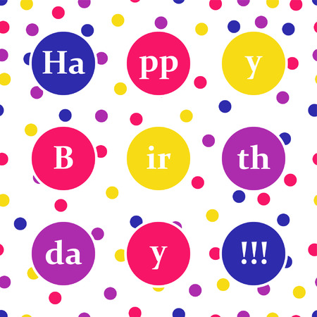 Birthday greeting cardのイラスト素材