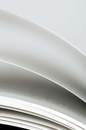 Pages in a book with shallow DOFの写真素材