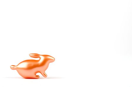 bath soap in the shape of a pink rabbit