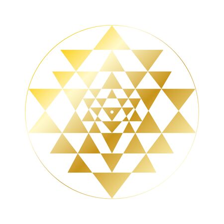 Sri Yantra, Sacred Geometryのイラスト素材