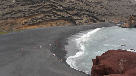 Lanzarote Island. Gulf Beach. June 2014のeditorial素材