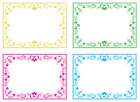 Different versions of a pattern, illustrationのイラスト素材