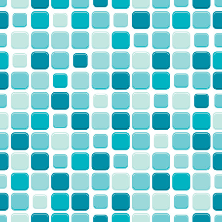Seamless wallpaper, blue tile, illustrationのイラスト素材