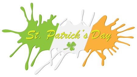 Three-colored abstract background, illustration.のイラスト素材