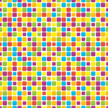 Seamless wallpaper, multi-coloured tile, illustrationのイラスト素材