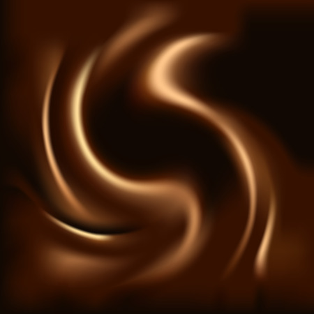 Abstract chocolate background, brown drapery satin, illustration のイラスト素材