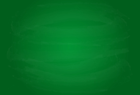 Blank grungy background of a green chalkboard, illustration.のイラスト素材