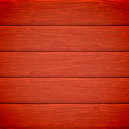 Red background with the texture of a old wooden boards, vintage floor from wood, illustration.のイラスト素材
