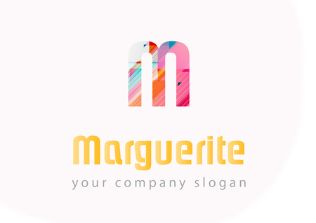 Letter  M logo Template for your companyのイラスト素材