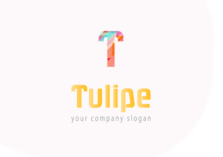 Letter T logo Template for your companyのイラスト素材