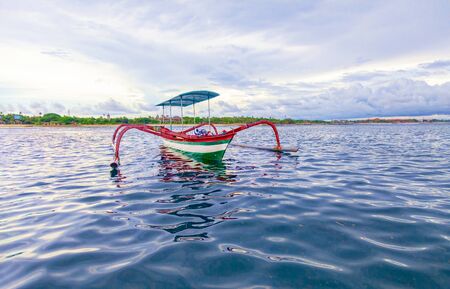 Long tail boat, Tropical beach, Andaman Sea, Thailandの写真素材