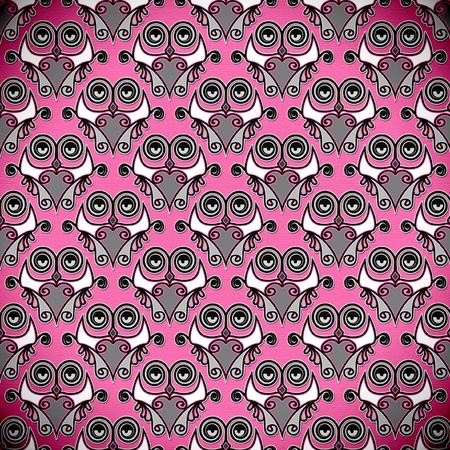 funny seamless pattern tribal tattoo styleのイラスト素材