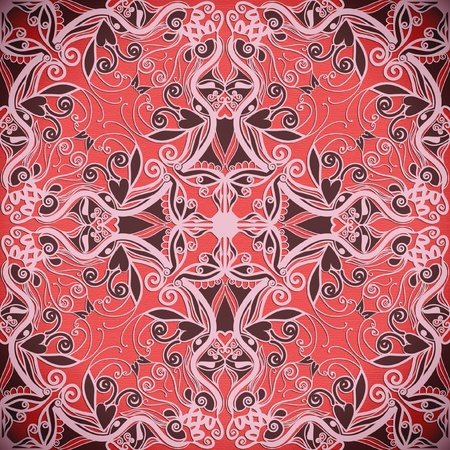 detailed tribal pattern, seamlessのイラスト素材