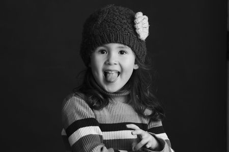 happy girl,mixed-blood,mixの写真素材