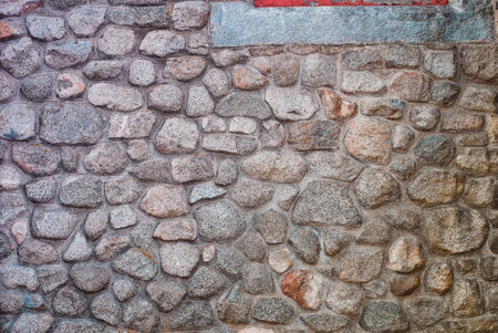 Stone wall texture background for interior exterior decoration and industrial construction concept design.の写真素材