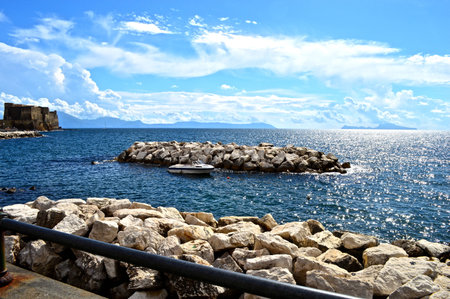 Naples - Castel dell Ovo  の写真素材