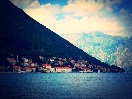 Small town in Montenegroの素材