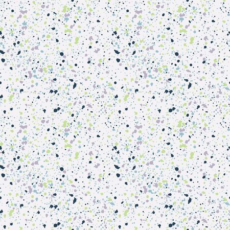Paint splatter spotty ink repeat vector pattern.のイラスト素材