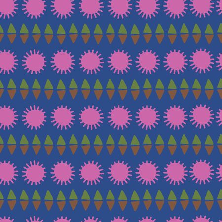 Hand drawn seamless stripe pattern. Vector tribal design background. Ethnic motif. Vector repeat.