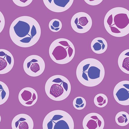 Tulip floral polka dot. Vector repeat. Great for home decor, wrapping, scrapbooking, wallpaper,...