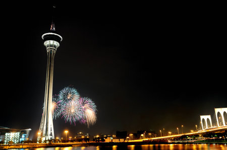Macau firework のeditorial素材