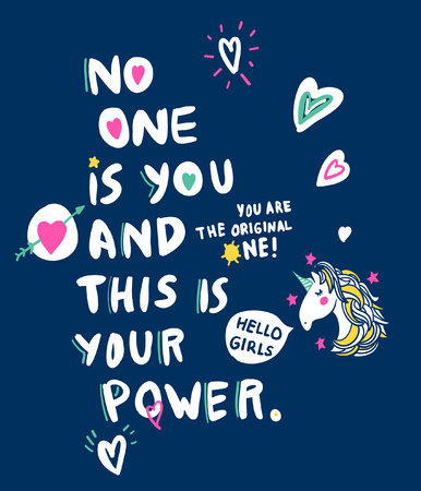 Typography with patches for t shirt printingのイラスト素材