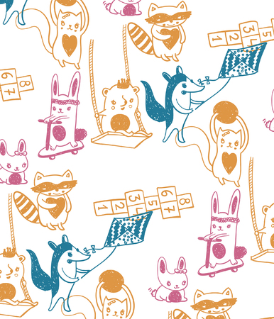 Pattern design for t shirt printingのイラスト素材