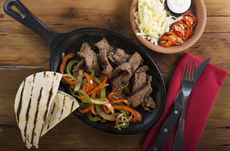 Fajita Skilletの写真素材
