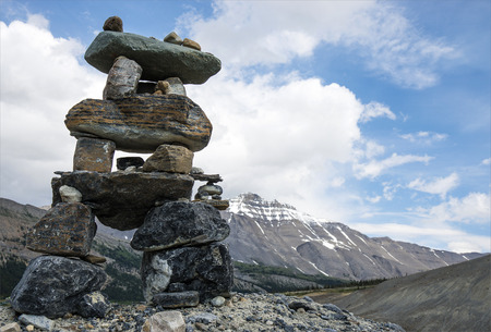 Inukshukの写真素材