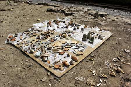 Anciant pot and containerの写真素材