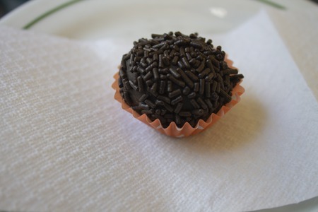 sweet dark chocolate filled with grain on topの写真素材