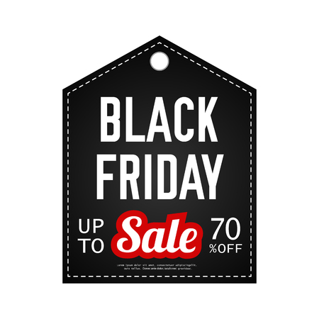 Black Friday sale. Vector design template. Black friday banner. Sale stickers. Discount advertising marketing.のイラスト素材
