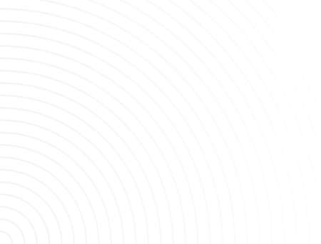 Dynamic circle line background. White stripe texture. Concentric gray subtle design element. Abstract neutral banner. Fabric material decoration. Minimalist cover template. Vector illustrationのイラスト素材