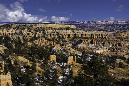 Sunset Point of Bryce Canyon National Park Utah USAの写真素材
