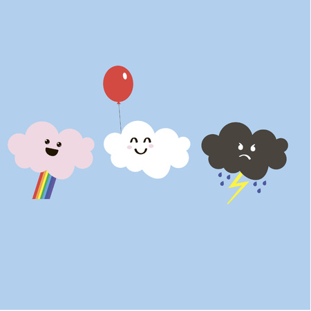 cloudsのイラスト素材